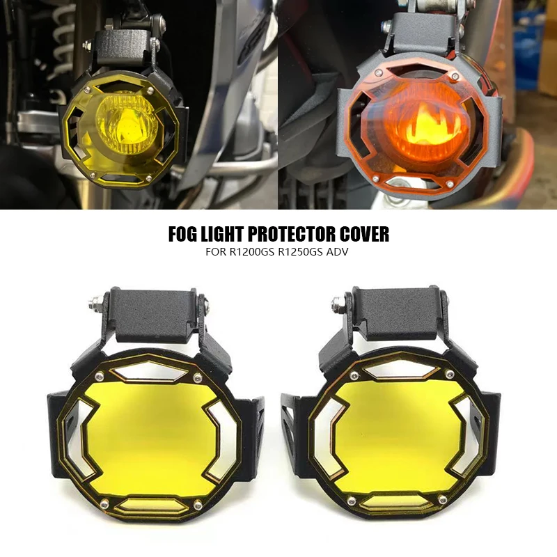 New Flipable Fog light lamp Protector Guard Lamp Cover Fit For BMW R1200GS R1250GS LC ADV F800GS F750GS F850GS G310GS G310R