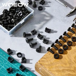 WoeoW M6 x 16mm Rack Mount Cage Nuts, Screws and Washers for Rack Mount Server Cabinet, Rack Mount Server Shelves, Routers