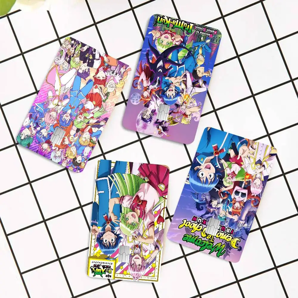 School Anime W-Welcome to Demon School Iruma kun Anime Front Cover Film Sticker Skin for Credit Debit Card Small Large Chip