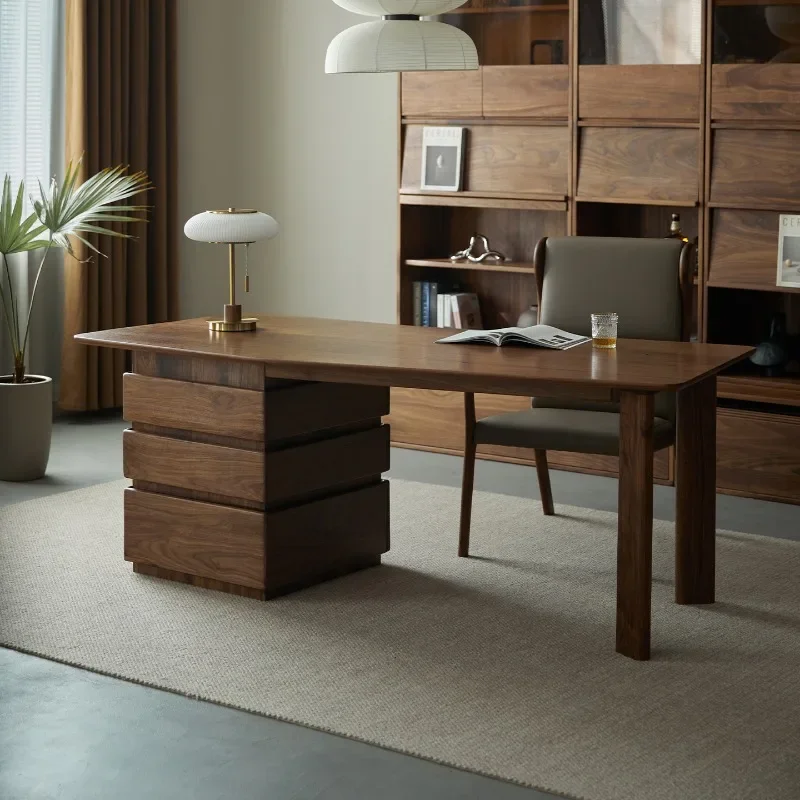 XX Design Minimalist Office Desk Aesthetic Organizers Bedroom Wooden Office Desk Computer Executive Mesa Ordenador Home Furnitur