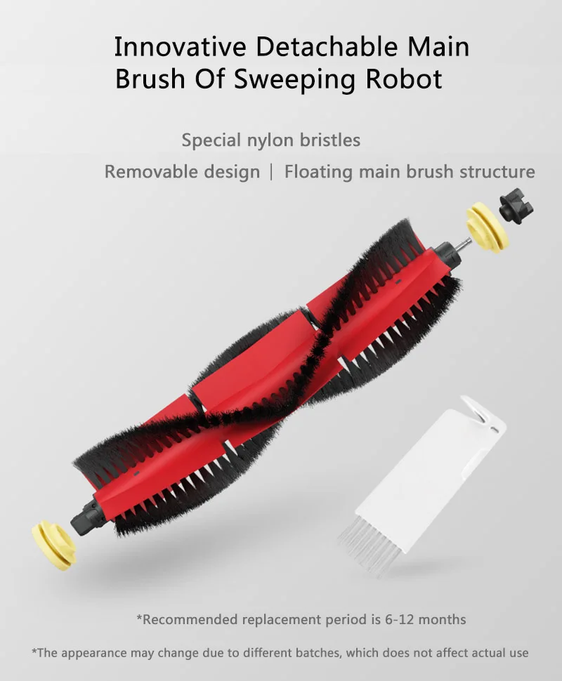 ل Roborock S4 S5 S5 MAX S6 MaxV S6 Pure E4 E5 قطع الغيار فرشاة جانبية رئيسية فلتر HEPA ملحقات المكنسة الكهربائية