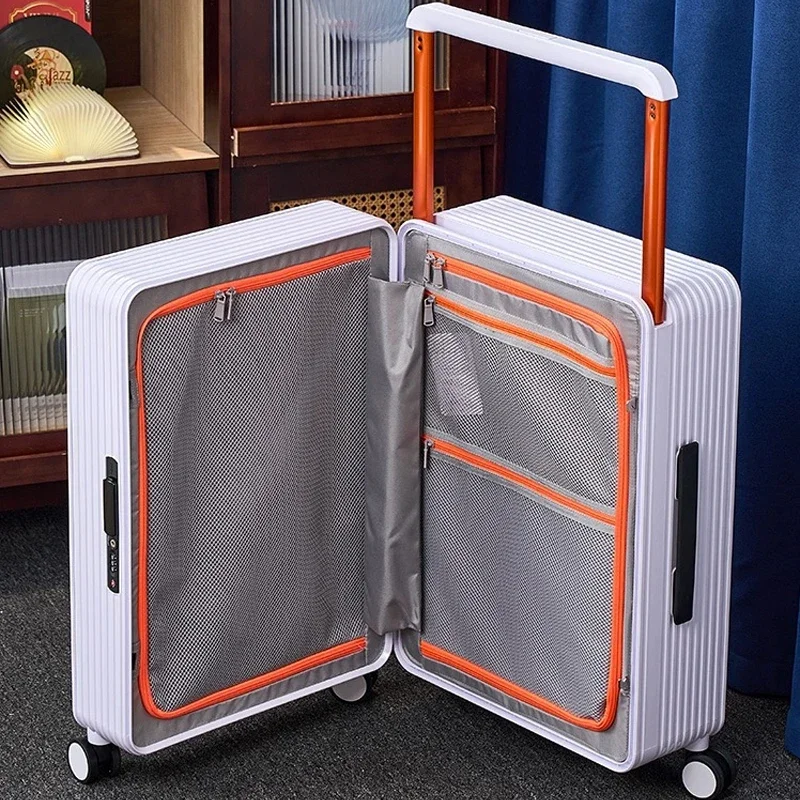 Hot!New 20"22"24"26" Inch Women Fashion Brand Rolling Luggage Men Wide Pull Rod Suitcase Universal Wheel Travel Boarding Box