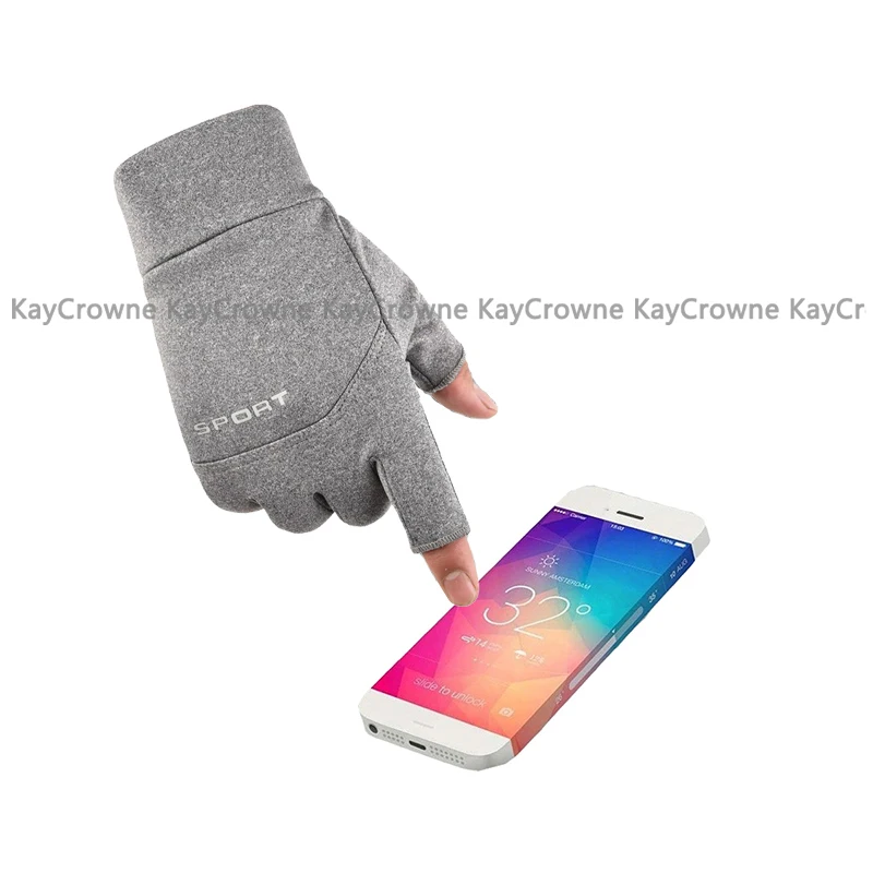 

Уличные зимние спортивные перчатки для мужчин и женщин с сенсорным экраном, теплые термоперчатки для холодной погоды для рыбалки, бега, езды на велосипеде, вождения