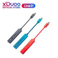 XDUOO LINK V2 2021 Digital Portable DAC Headphone Amplifier Type-C Mobile Phone USB Decoding Cable Amp Support PCM32Bit/384khz D