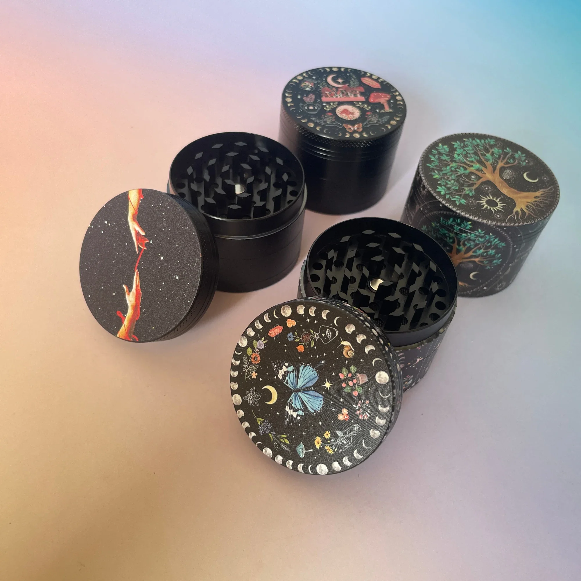 Black Series 2inch/50mm Metal Herb Grinder