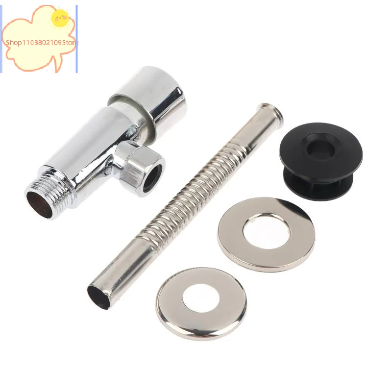 【HT】【HT】Urinal Toilet Flush Valve Button Type Manual Delay Automatic Shutoff Push Urinal Valve Straight Bathroom Parts