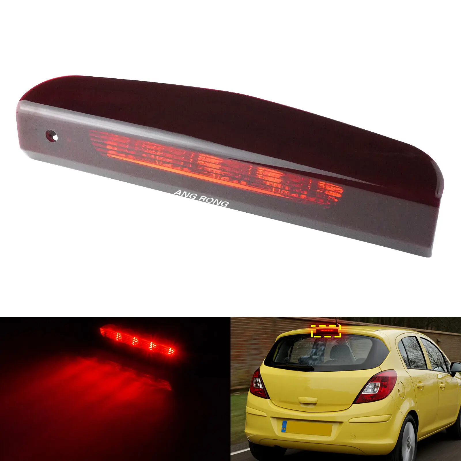 For Vauxhall Corsa D/E 5 Door 2006-19 High Level LED Third Tailgate Brake Light