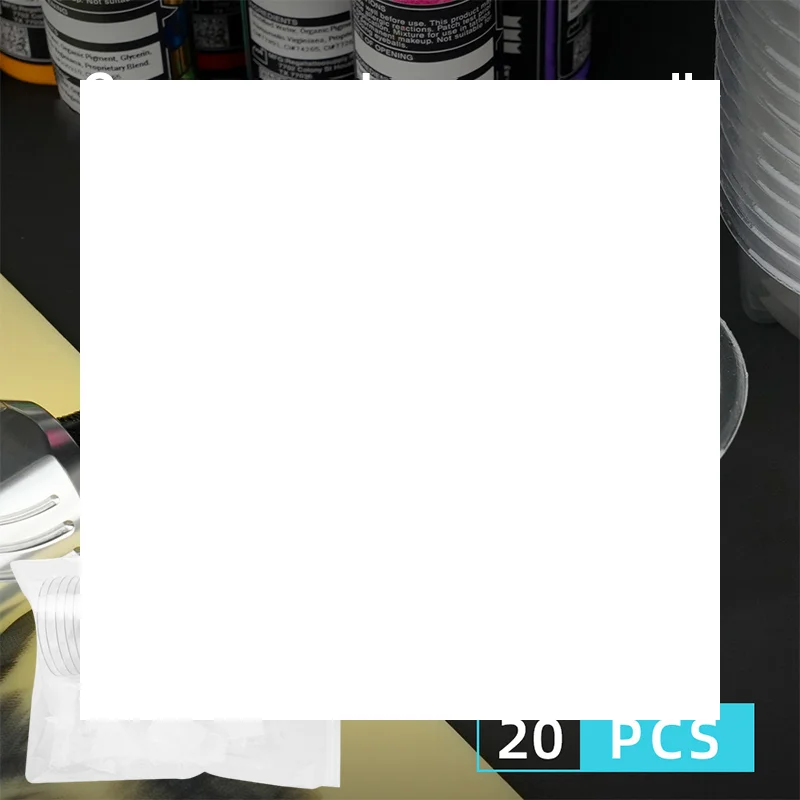 

20pcs Tattoo Disposable Dip Foam Sponge Caps Cups For Tattoo Needle And Tip Cartridge Dip Foam Cleaning Cup Tattoo Supplies