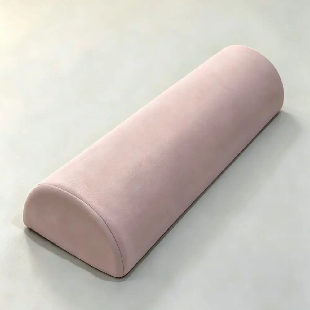 Memory Foam Leg Cushion For Massage Spa Salon Bed Ergonomic Half Round Pillow For Comfortable Body Support