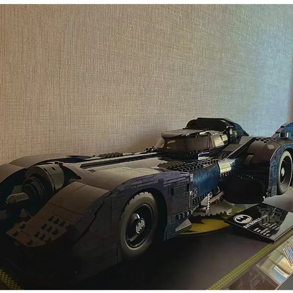 Décennie s de construction de modèle de voiture de film célèbre pour enfants, jouets en briques, The Tumble, Batmobile 1989, cadeaux de Noël pour garçon, en stock, 76139