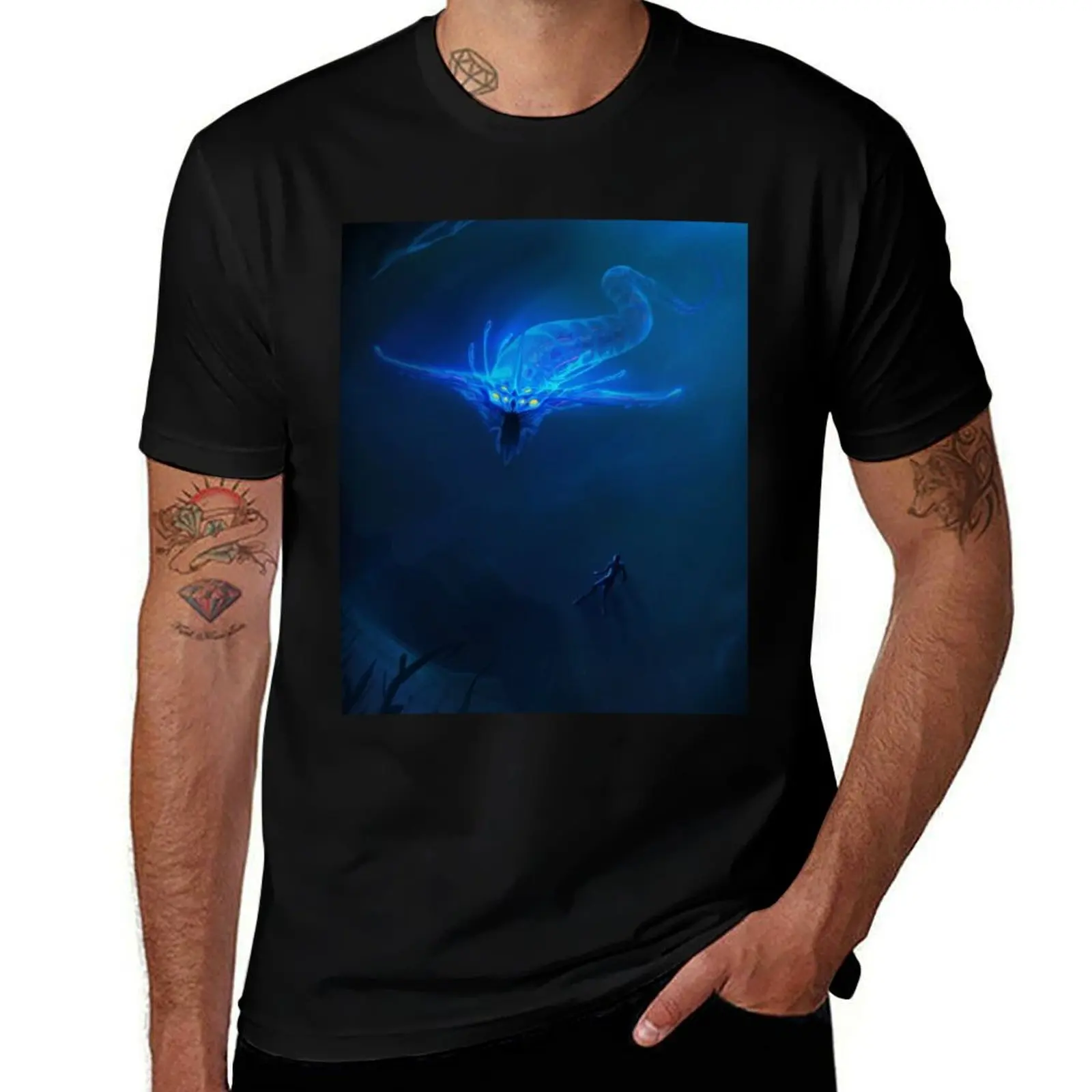 

Subnautica T-Shirt Funny t-shirts cute tops kawaii clothes tees Men's t shirts