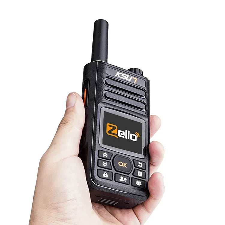 ZL18 Radio 2 arah 4G LTE POC Global, Radio jarak jauh 100km 1000km 5000km sepasang Zello PTT Walkie Talkie dengan kartu Sim