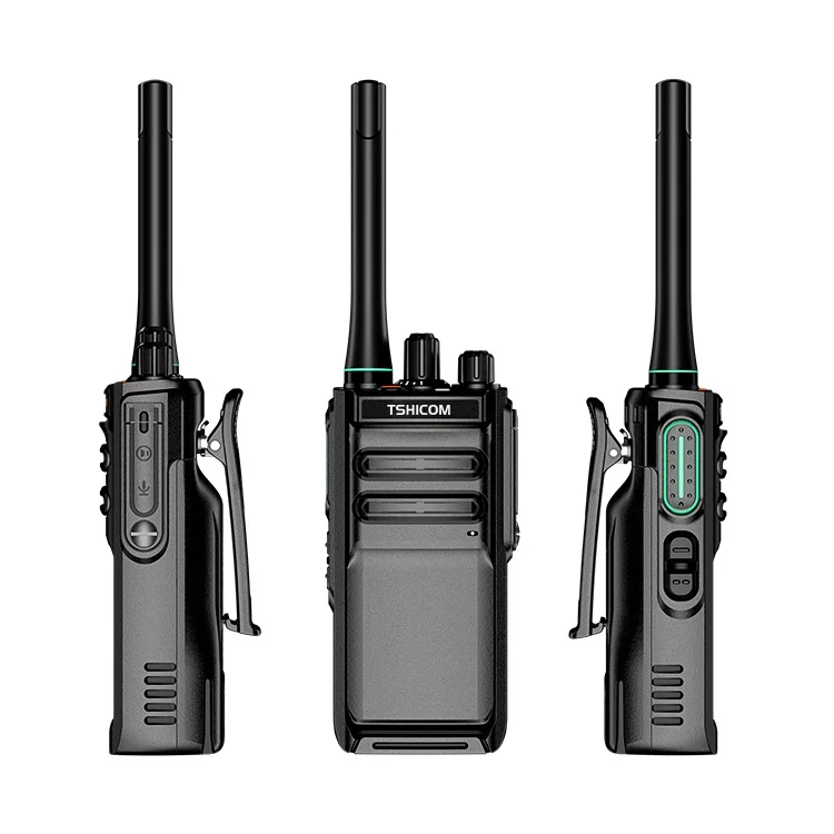 TSHICOM long distance rechargeable uhf vhf encrypted waterproof handheld radio wireless walkie talkie with gps tracking