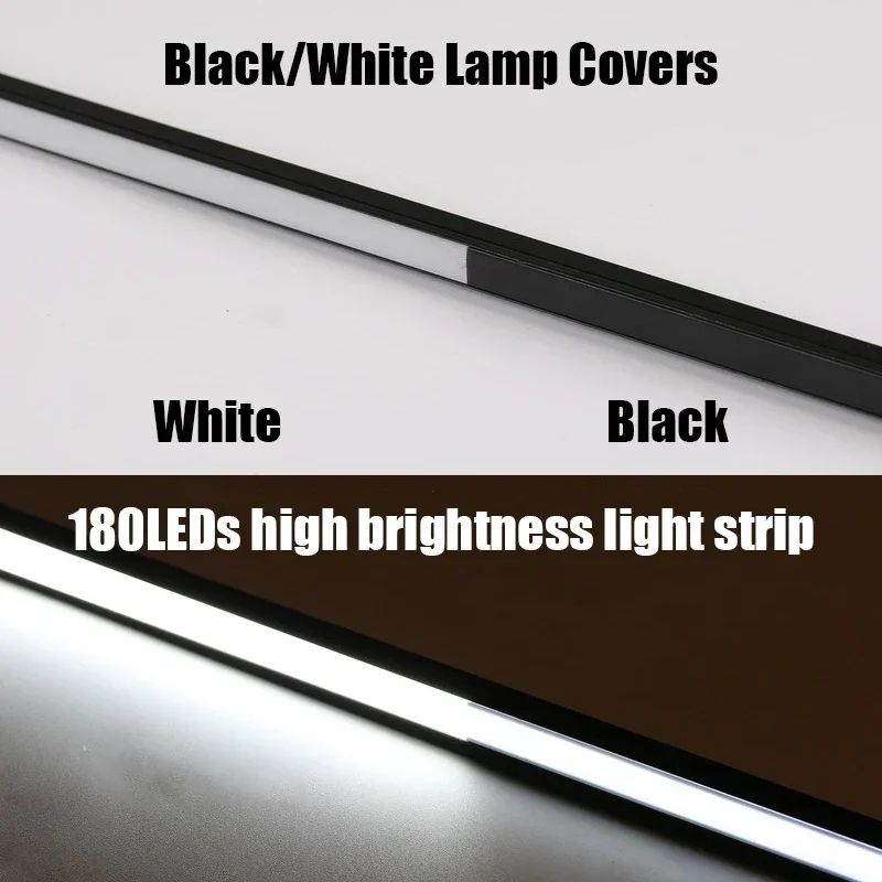 15/30 متر Led الألومنيوم الشخصي غطاء بلاستيكي خزانة خزانة الكتب الخطي ضوء بار مبعثر لوحة Led قطاع قناة الناشر عاكس الضوء