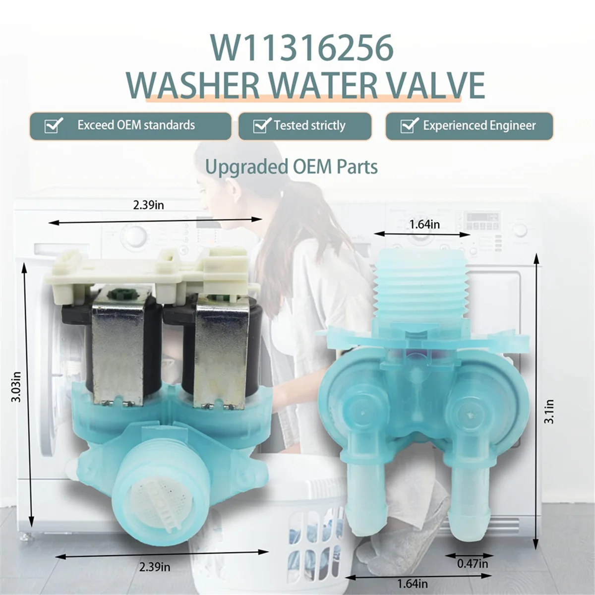 ว 11036930   วาล์วน้ําเครื่องซักผ้า W 11316256   ว 11316256 ซม เอพี 6835737 4929298   พีเอส 12711564