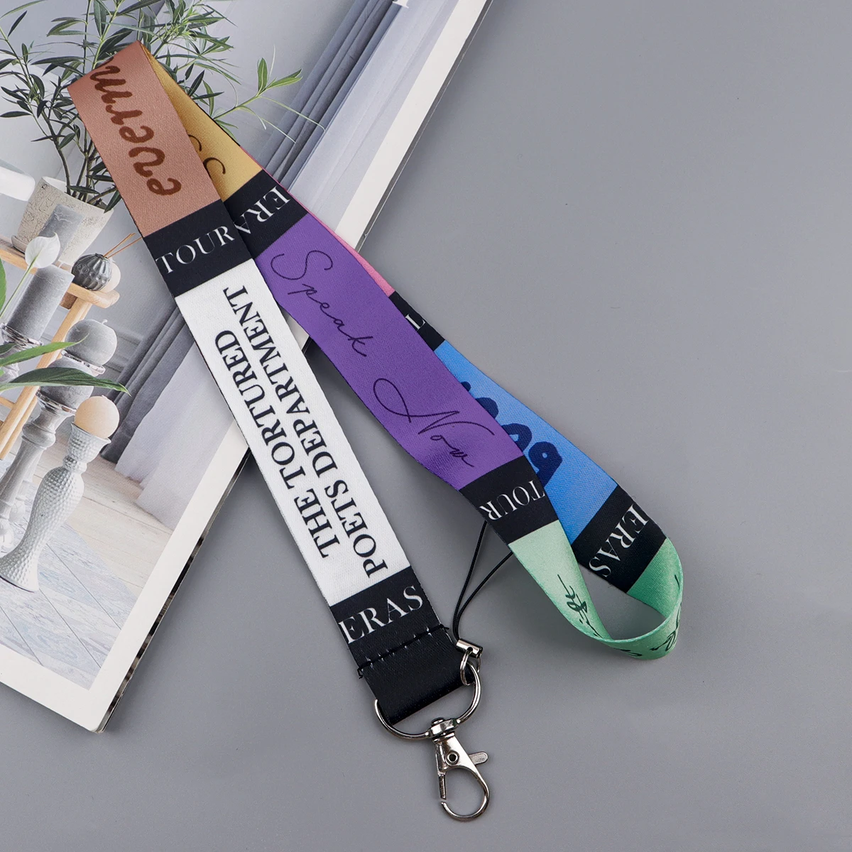 Popular Singer 1989 Rebirth Design Lanyard for keys ID Card Keychain Phone Straps USB Badge Holder DIY Hang Rope Lariat Lanyard view 6