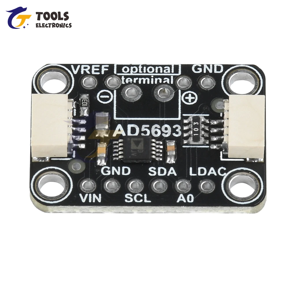 AD5693R I2C Interface Módulo DAC de 16 bits Módulo de conversão de sinal digital