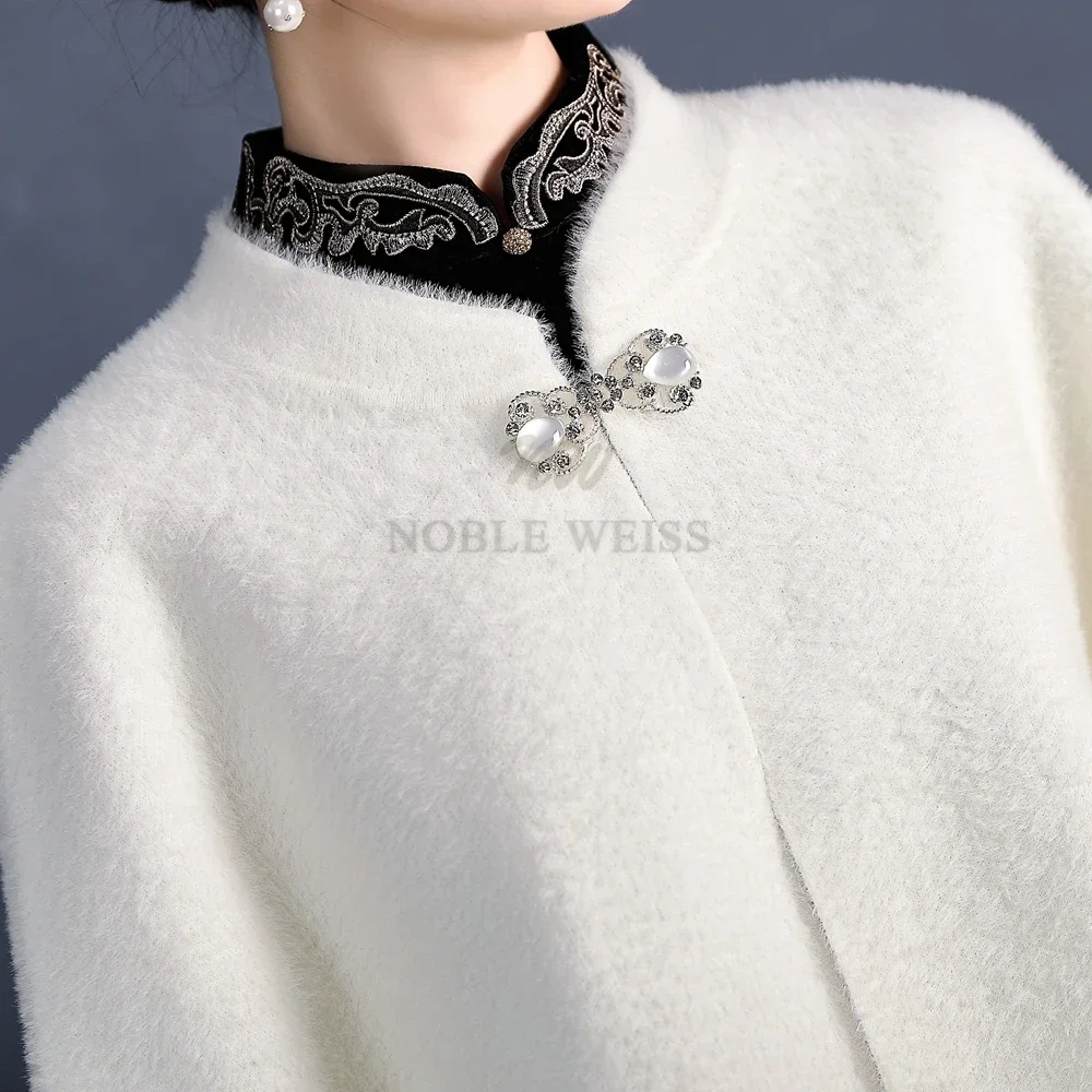 Faux Fur Partito Wrap Inverno Caldo Da Sposa Bolero Avorio Da Sposa di Alta Qualità Cappotto di Cerimonia Nuziale Nuziale Dell'involucro Del Partito Del Capo all'ingrosso