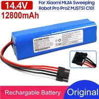 14.4V 12800mAh for XIAOMI MIJIA sweeping robot Pro/PRO2 intelligent vacuum cleaner MJSTS1 sweeping robot D099-4S2P battery