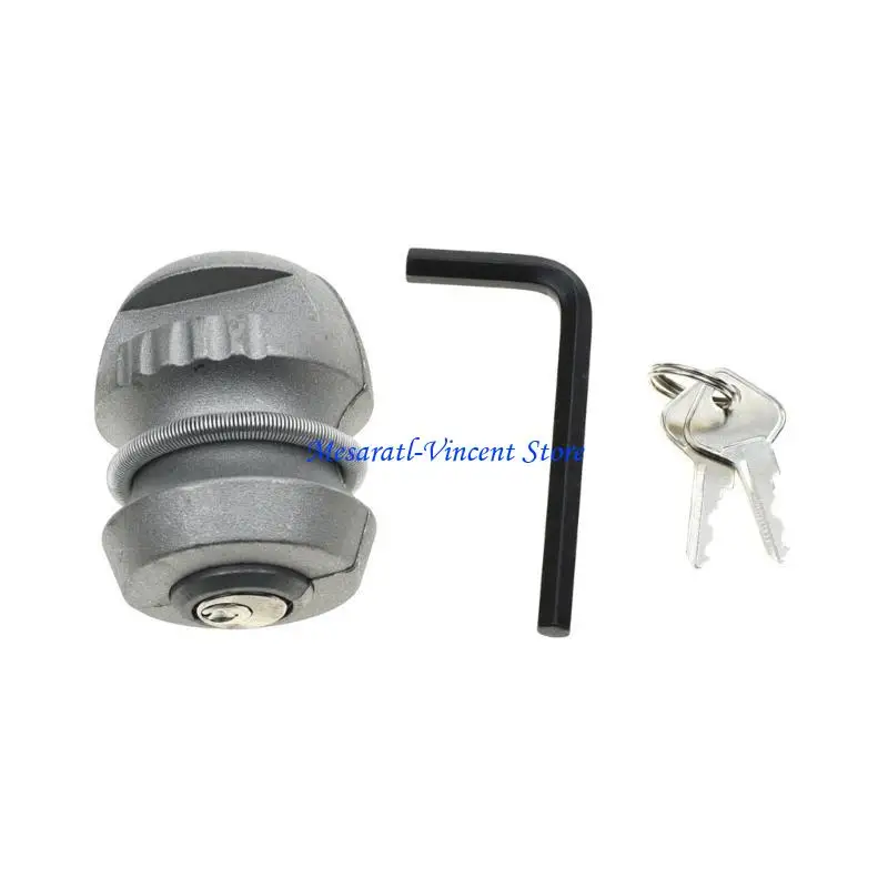 

A70F Universal Hitchlock Trailer Hitch Coupling Lock Tow Ball Lock Caravans Lock 50mm