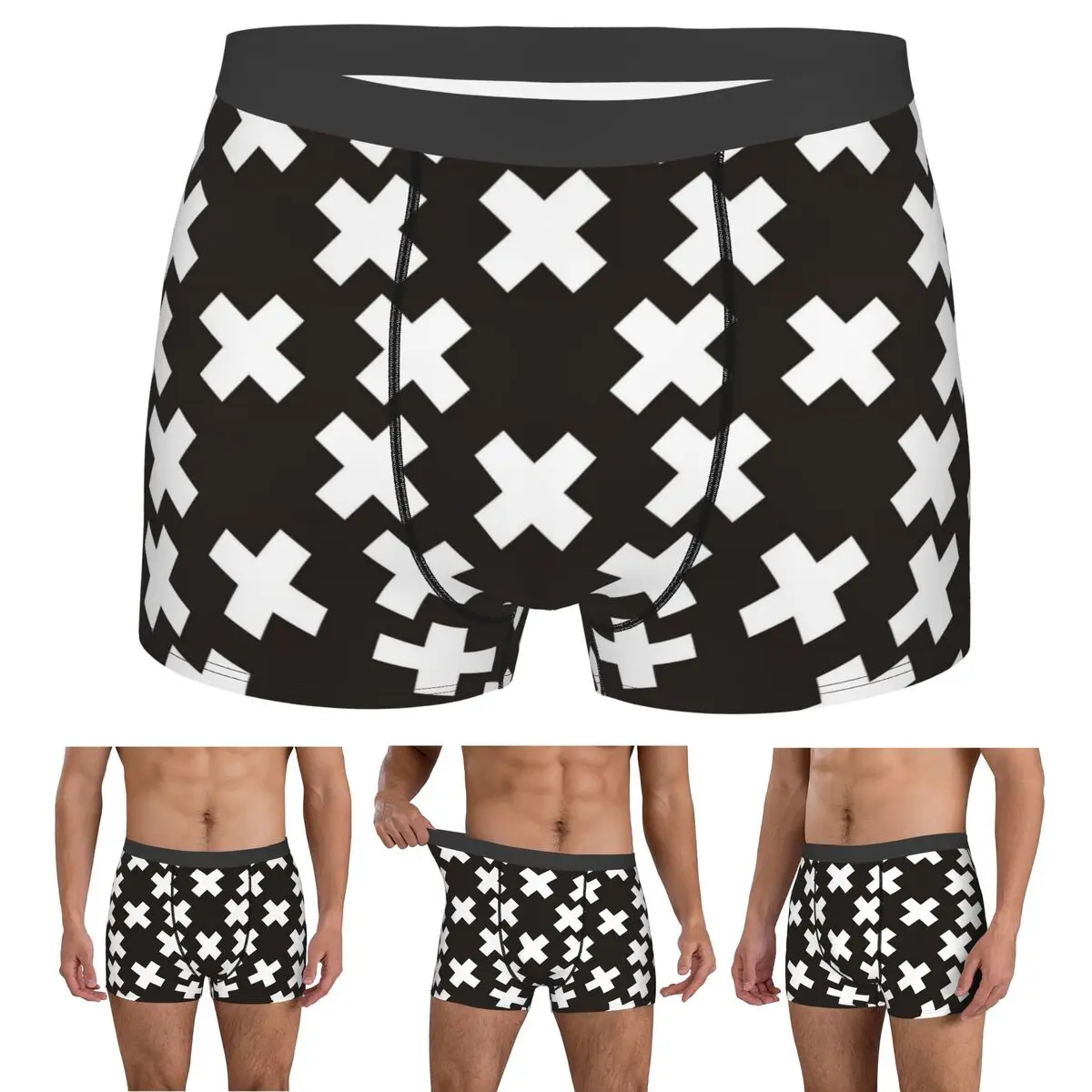 Boxer Underpants Shorts Amsterdam Flag Panties Men Ventilate Underwear for Homme Man Boyfriend Gift