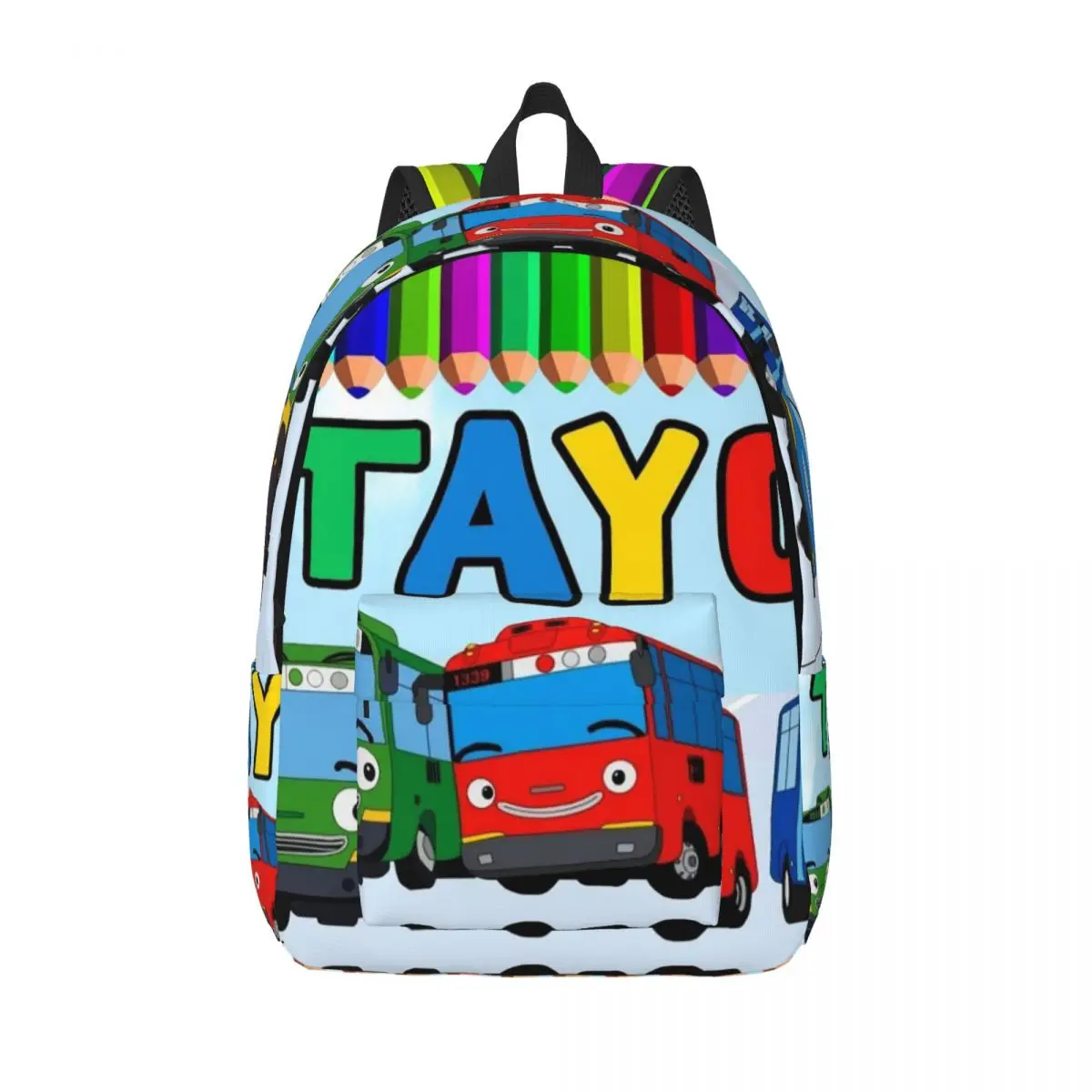 

Tayo The Little Bus повседневный рюкзак легкий школьный деловой рюкзак с героями мультфильмов аниме для мужчин и женщин холщовые сумки для колледжа