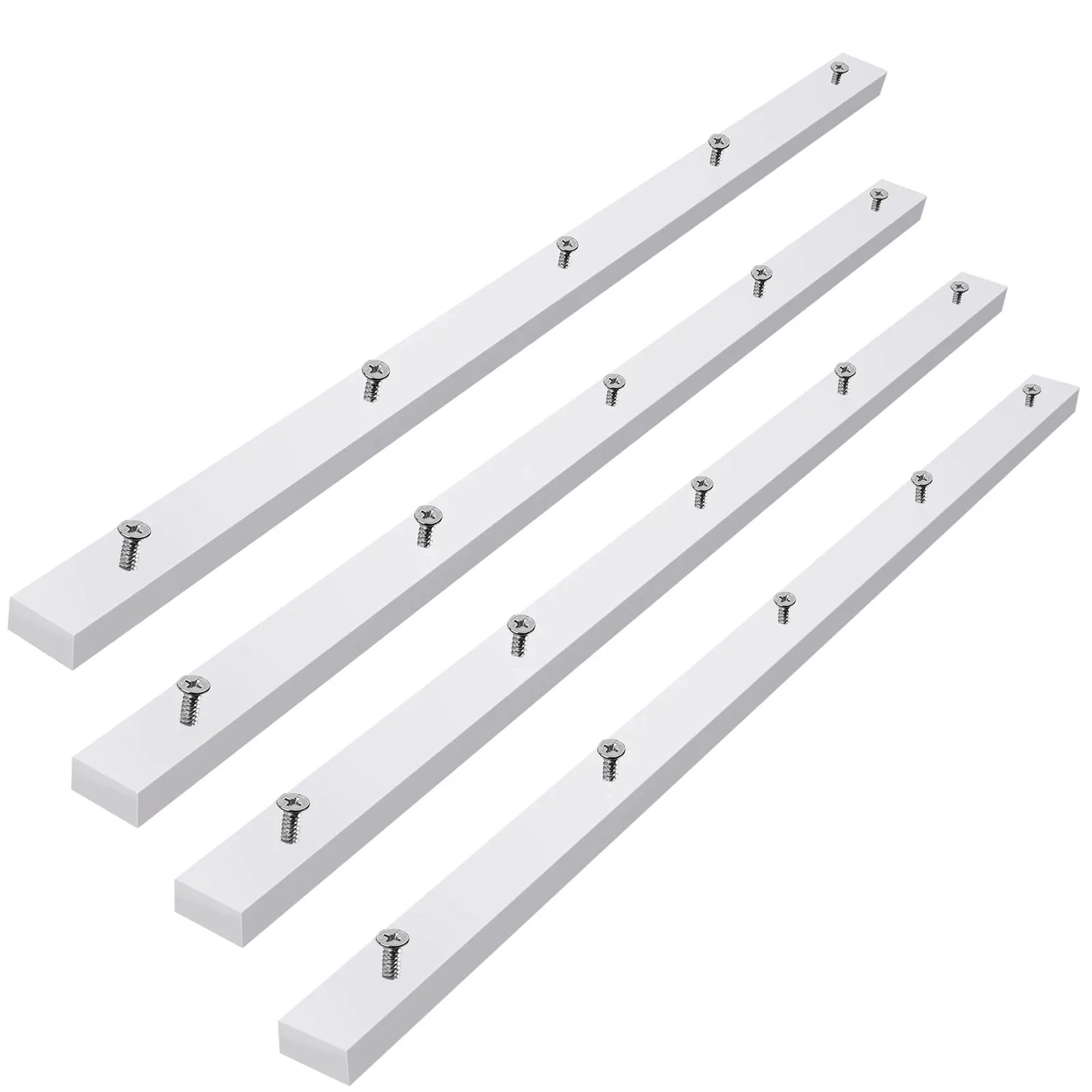 4pcs Crosscut Sled for Table Saw Pre-Drilled for Clamp Fixtures or Miter Slots