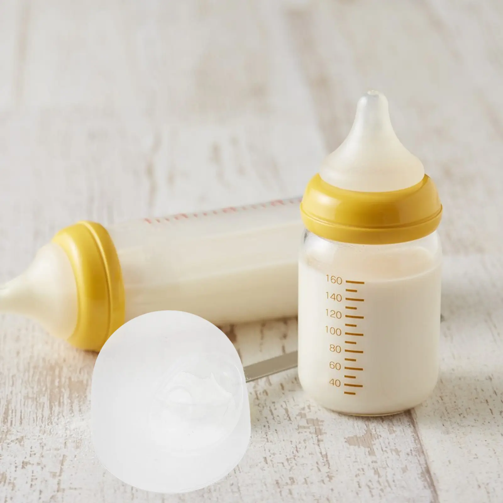 

3Pcs Wide-Mouth Baby Bottle Lids Reusable Leak-Proof Plastic Caps for Milk Feeding Bottles Household Kitchen Baby Bottle