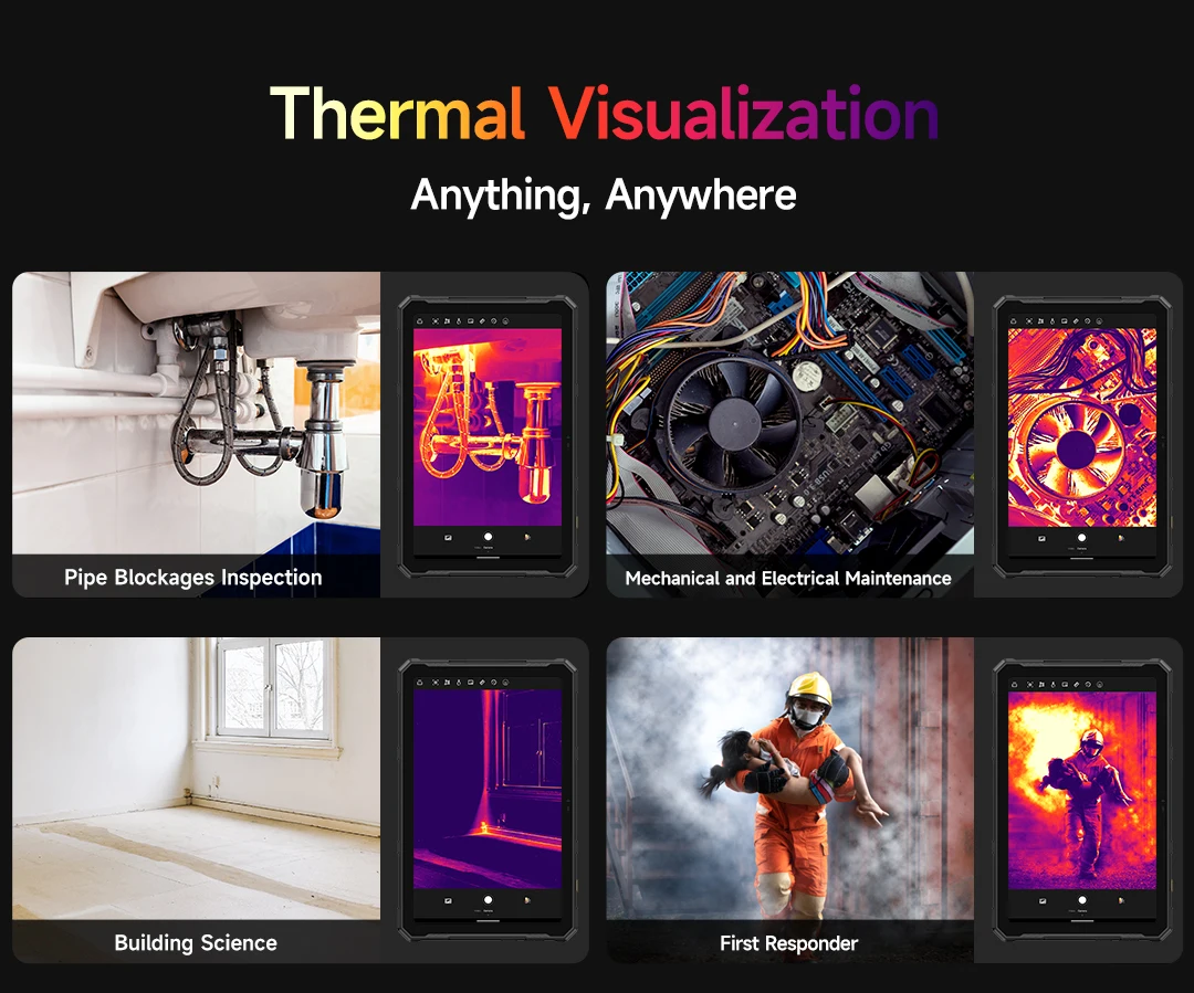 Ulefone Armor Pad 4 Ultra 5G Rugged Tablet Thermal Imaging 10.36' 2K Up to 16GB RAM 256GB ROM 11800 mAh Battery Android Global