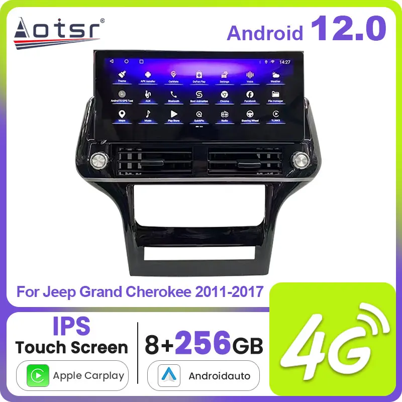 

12.3" Android 12.0 For Jeep Grand Cherokee 2011-2017 Car Radio Multimedia Player Auto DVD Stereo Head Unit Audio GPS Navinc