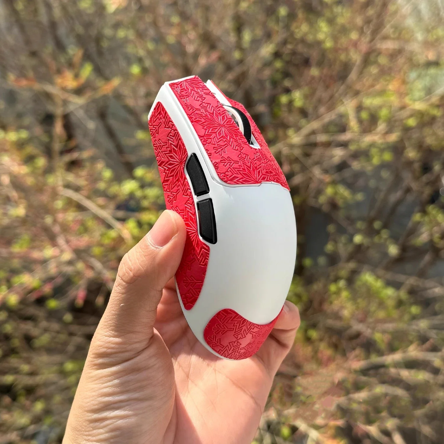 1 Set Ultraglide Mouse Anti Slip Sticker For EWEADN S9/ PRO/ Ultra Non-Slip Anti Sweat Tape Ultrathin Snowflake Lizard Texture