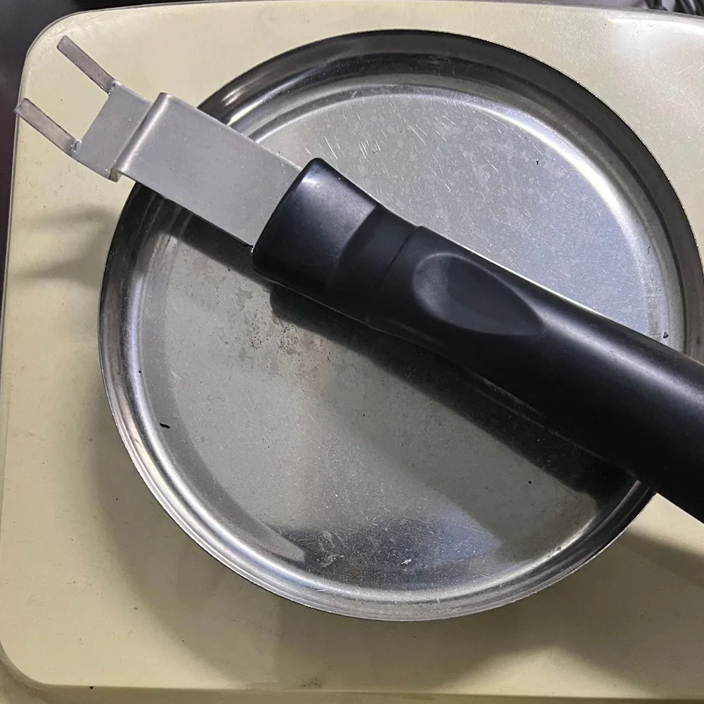 

4Pcs Universal Cooking Grid Lifter Stainless Steel Grill Grate Lifter Tool Nonslip Handle for Baking Rack and Oven Trays Outdoor