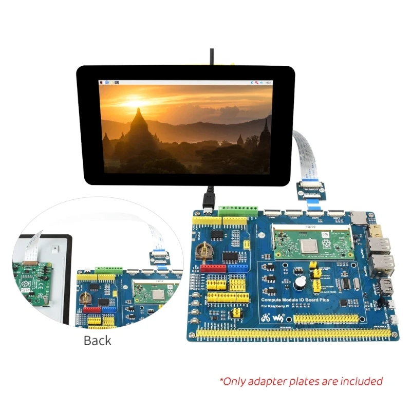 Compute Module  Display Adapter, 22PIN to 15PIN Adapter, for Official Compute Module 4 IO Board and Waveshare Compute