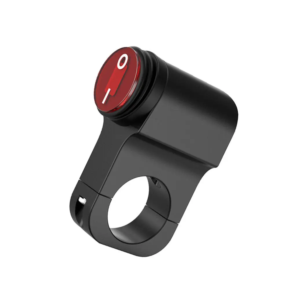 22Mm Waterproof Motorcycle Handlebar Switch Replacement for Headlight Fog Light Emergency Light on Off Toggle LED Driving Lamp
