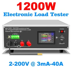 Battery Tester 200V 40A DLB-1200W Multifunction Direct Current Electronic Load Discharger Support PC Online Software Control