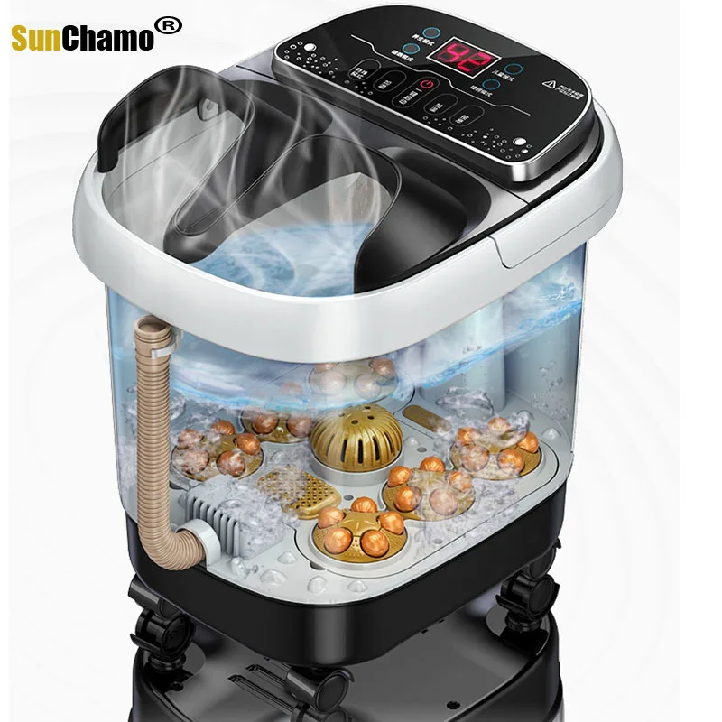 Foot Bath Automatic Feet Soaking Electric Massage Constant Temperature Foot-Spa Hot Tub Heate Adult Home Feet Care FIREAGLE