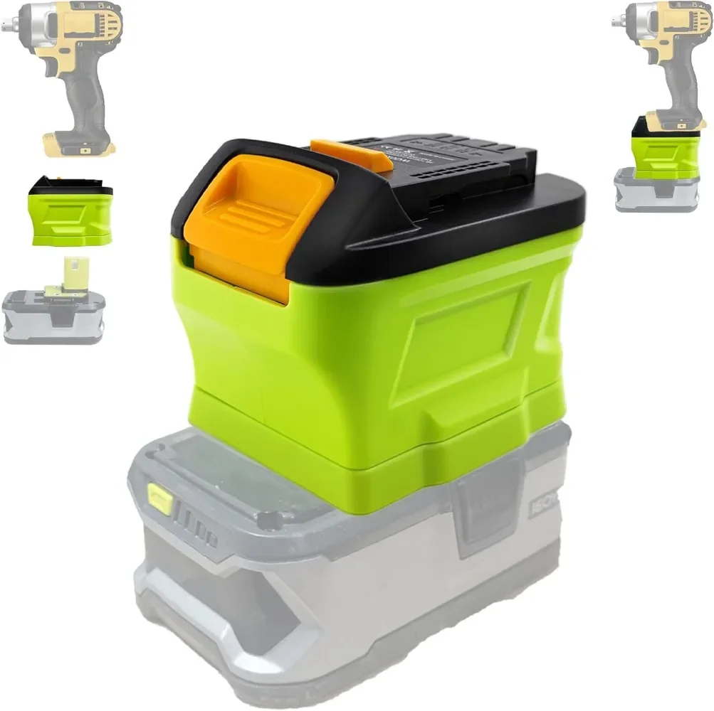 Conversor Adaptador de Bateria Ferramenta de Broca de Energia Elétrica Ryobi 18v Li-ion Bateria Converter para Dewalt 20v