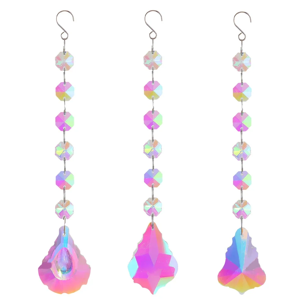 Bring Color to Life with 3PCS For Crystal Sun Catcher Pendant Perfectly Crafted for Captivating Light Displays