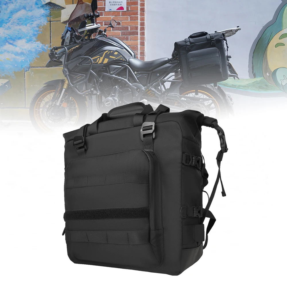 

Motorcycle Saddlebags Waterproof 25L Motorcycle Side Bag Quick Release Motorbike Hanging Bags Luggage Motorbike Accessories