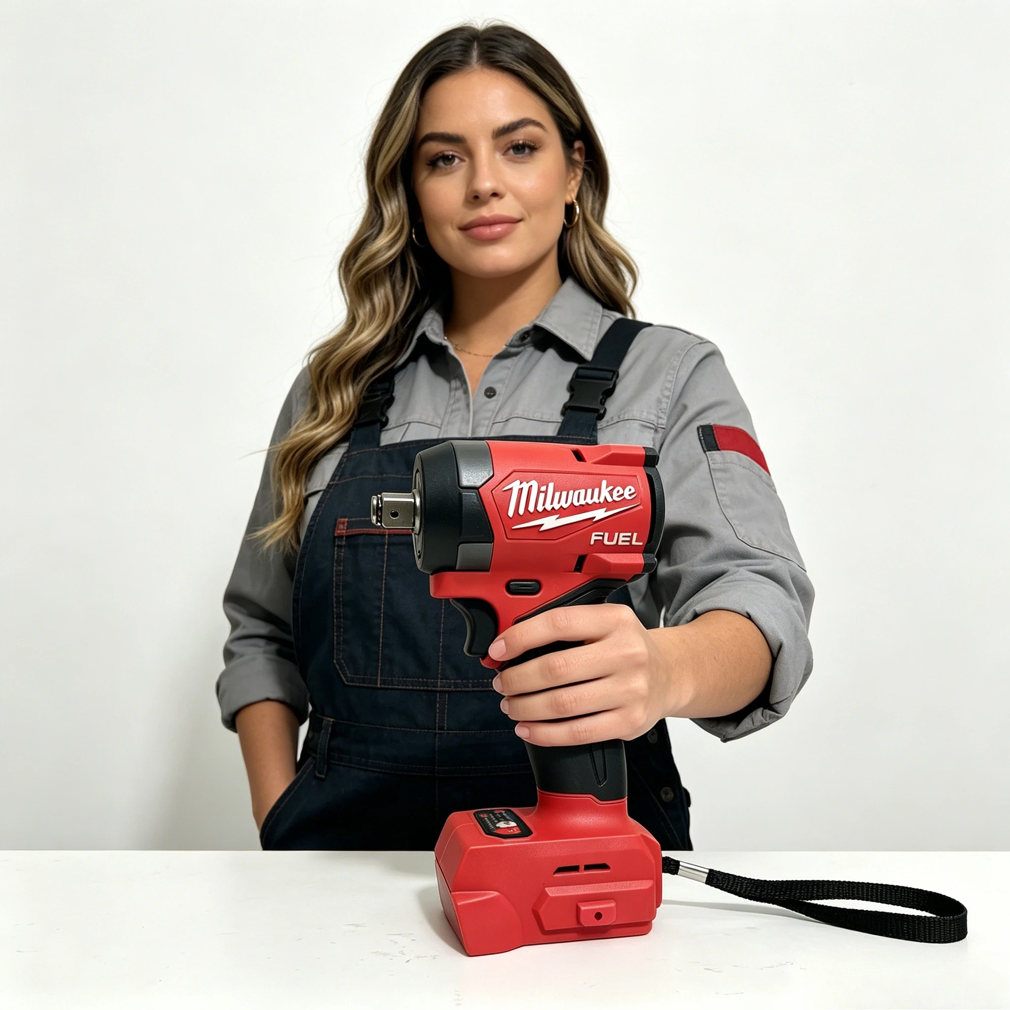 

Milwaukee 18V FIW212 Cordless Impact Wrench, advanced brushless motor, perfect power tool for daily assembly and repair work