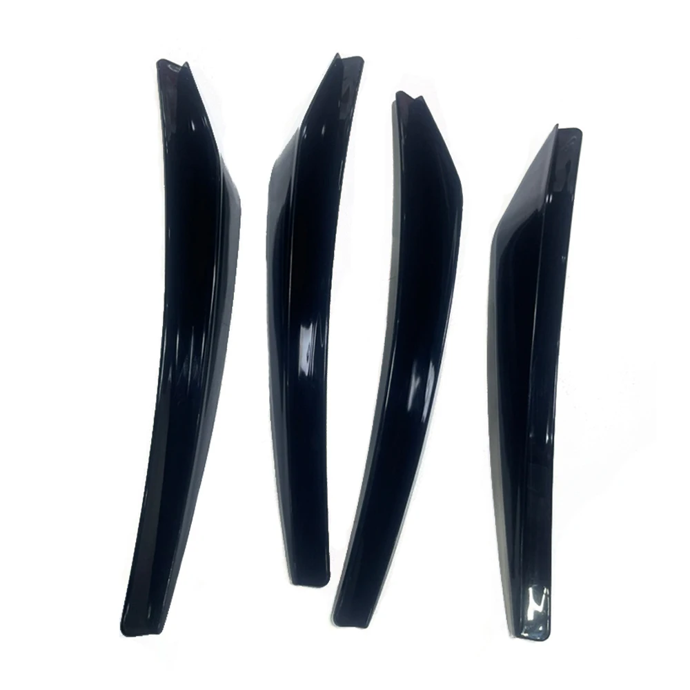 4pcs Carbon Fiber Pattern Car Wheel Fender Flares Universal Mud Flap Splash Guard Decorative Accessories