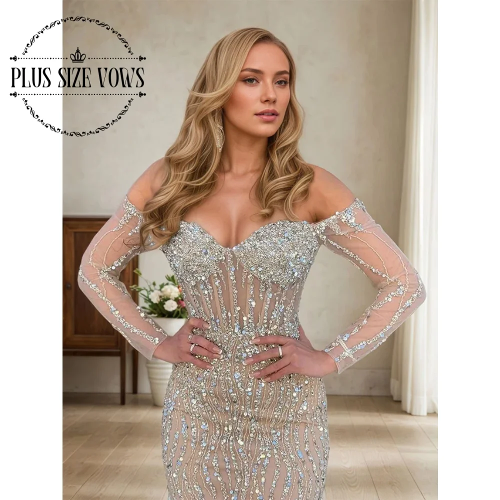 

Вечерние платья больших размеров на заказ: сексуальные женские платья с вырезом «сердечко», пайетками, силуэтом «труба», длиной в пол, драпированные, для выпускного вечера и торжеств