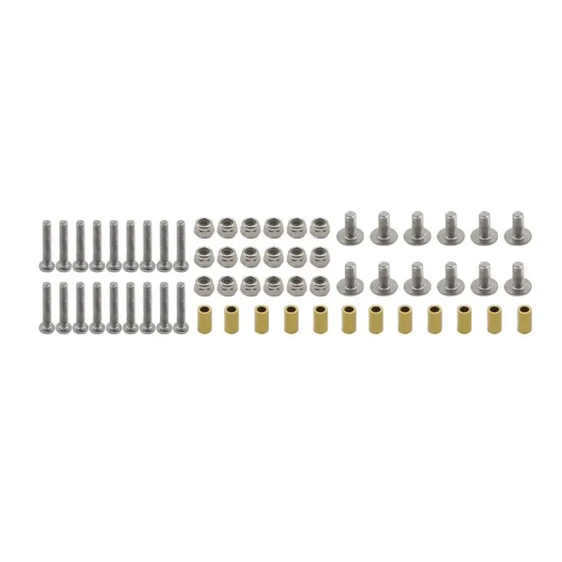 ABJL Leaf Spring Damping Suspension Kit for 1/16 MN for WPL B36 B16 Q60 Q63 Q75 Feiyu RC Car Parts Silver