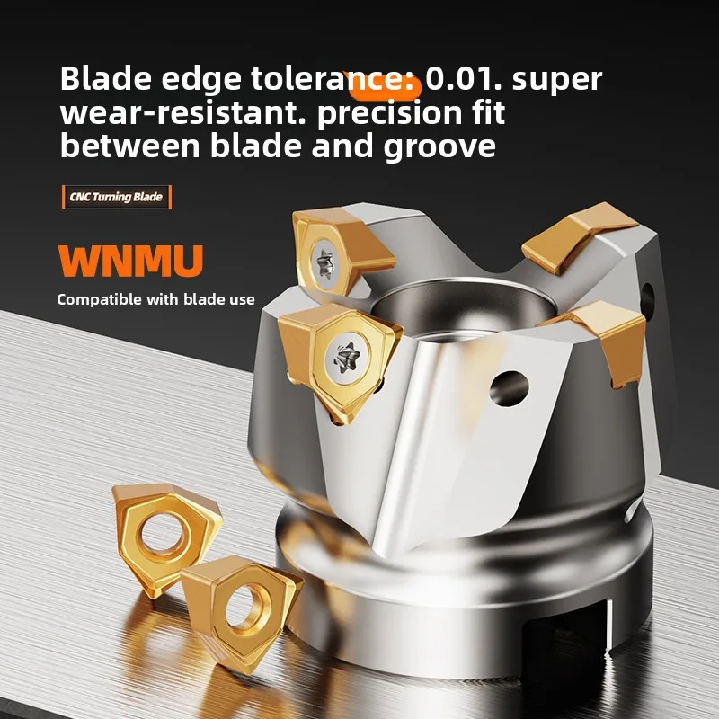 WNMU WNMU0806 insert WNMU080608 insert double-sided hexagonal 90 degree right angle fast forward to MFWN900 cutter inser