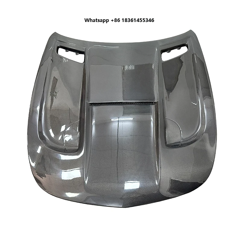 

For GT GTC GTS 2015-2018 Black Series Style Carbon Fiber Car Bonnet Hood