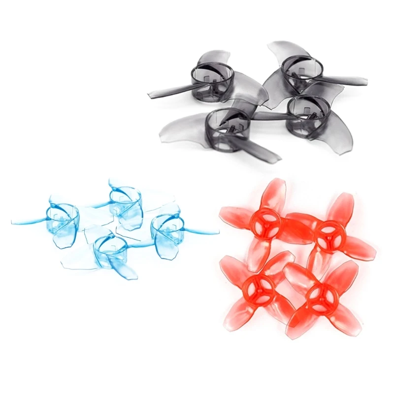 

4pcs Drones Edges Set easy installs Drones Edges Replacement Propeller Set Efficient 4 Edges Propellers for Tinyhawk