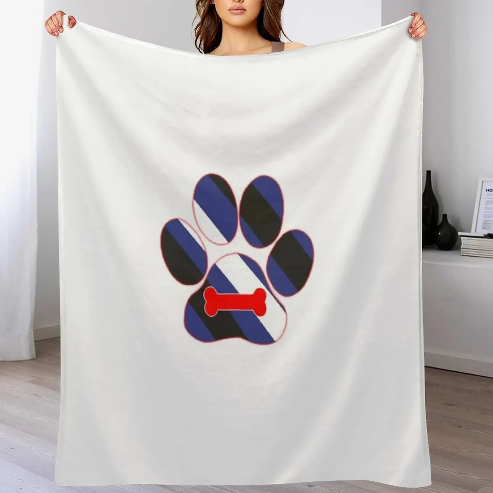 

puppy play paw Throw Blanket Hairys Camping manga Softest Blankets