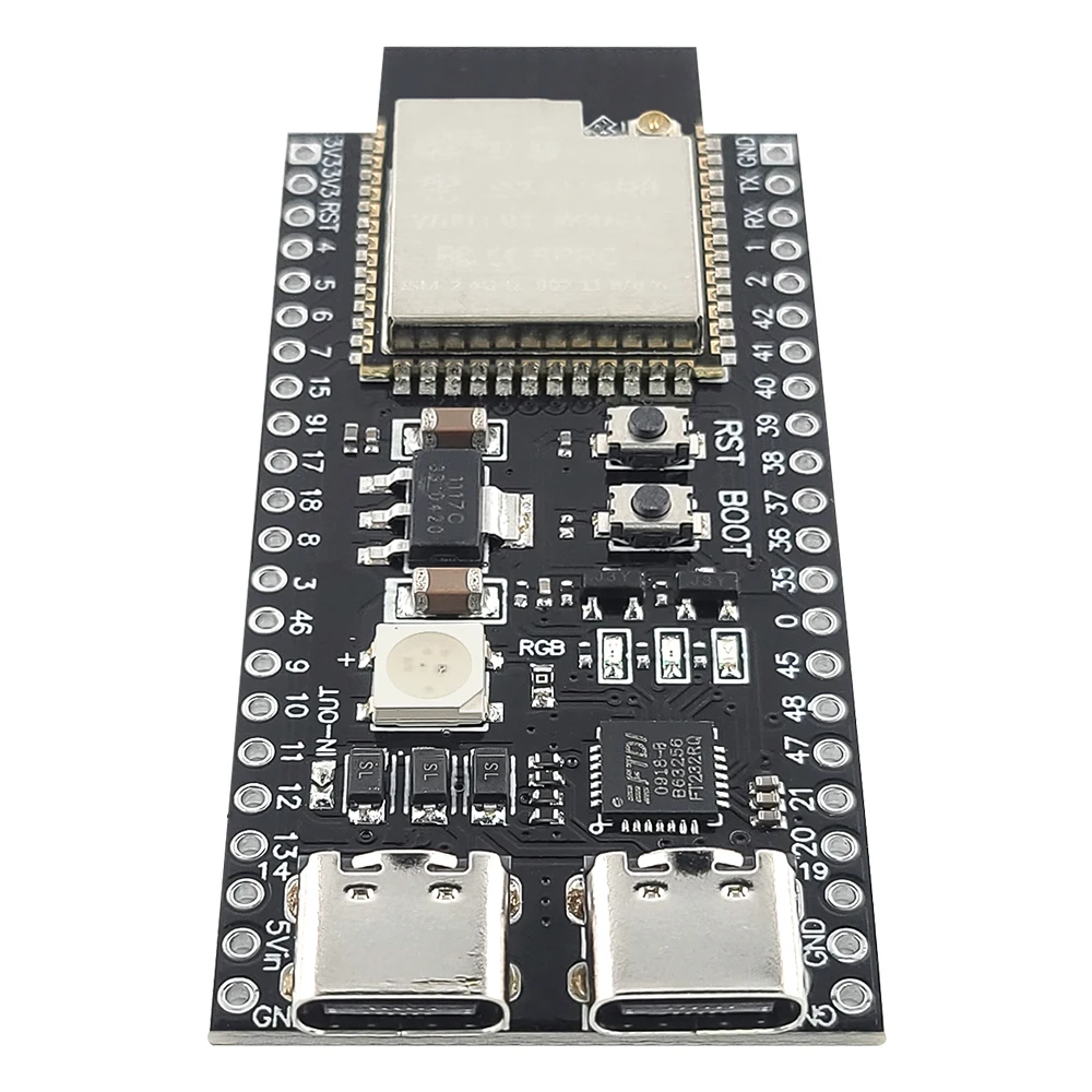 ESP32-S3 Entwicklungsboard mit Erweiterungsadapter-Kit 2,4G WLAN BT Modul MCU ESP32-S3 N16R8 44-Pin Typ-C ESP32-S3 – Detail 16