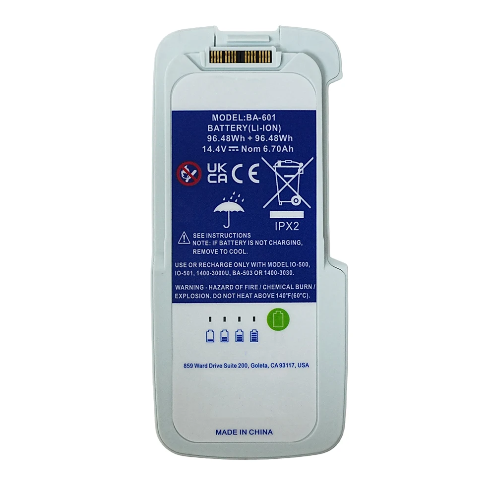 BA-601 14.4V 96.48Wh 6700mAh Replacement Battery For Inogen One G5 Rove 6 Portable Oxygen Concentrator 12-Cell