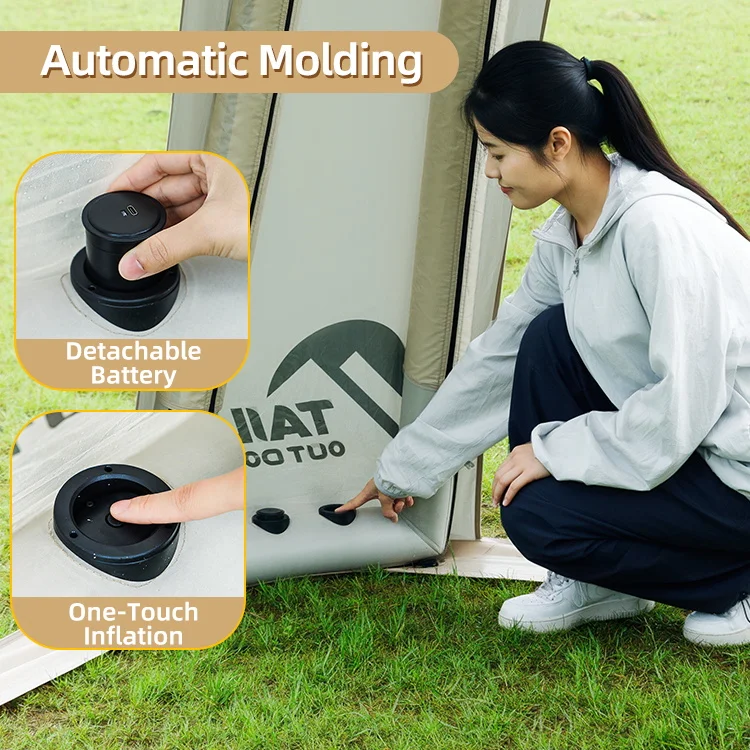 Portable Outdoor Waterproof Inflatable Event Shelter Oxford Fabric Sun Canopy Gazebo Tailgate Attachment Air Tent for Outdoor